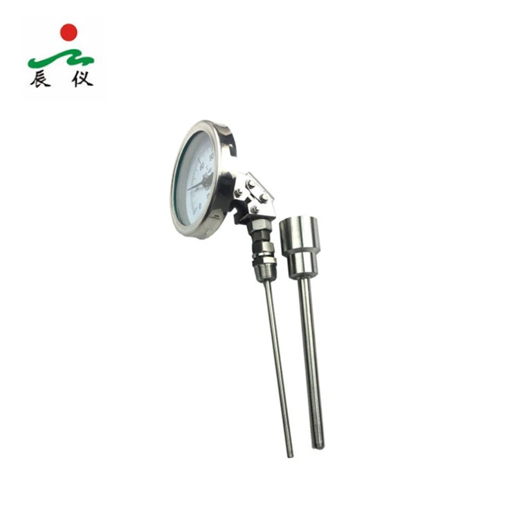 Bimetál hőmérő Thermowell-lel